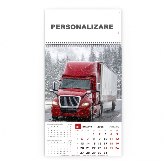Calendar de perete Camioane, CD [2]