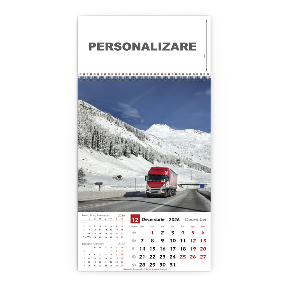Calendar de perete Camioane, CD [13]