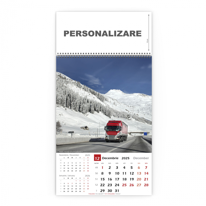Calendar de perete Camioane, CD [13]