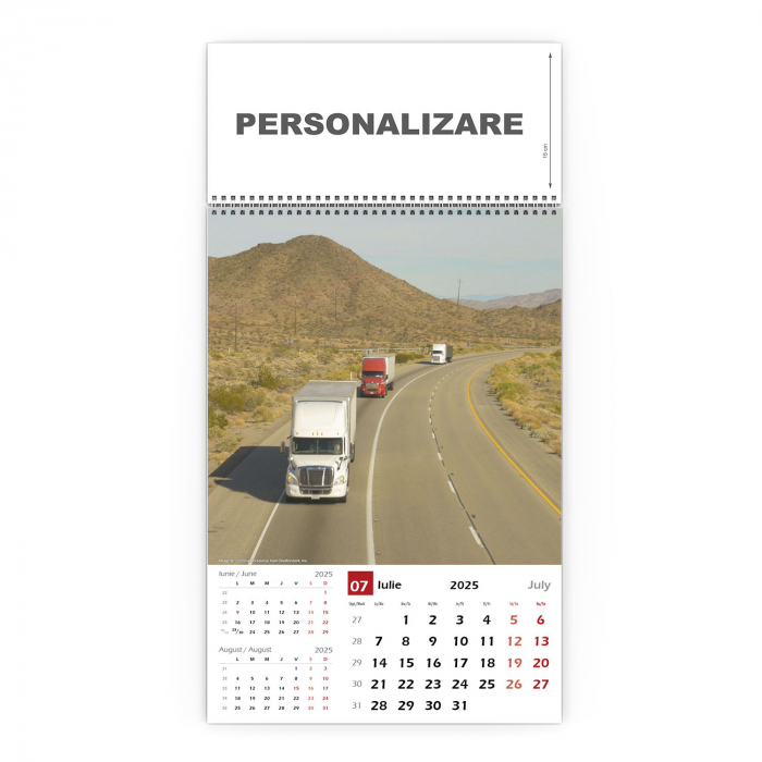 Calendar de perete Camioane, CD [8]