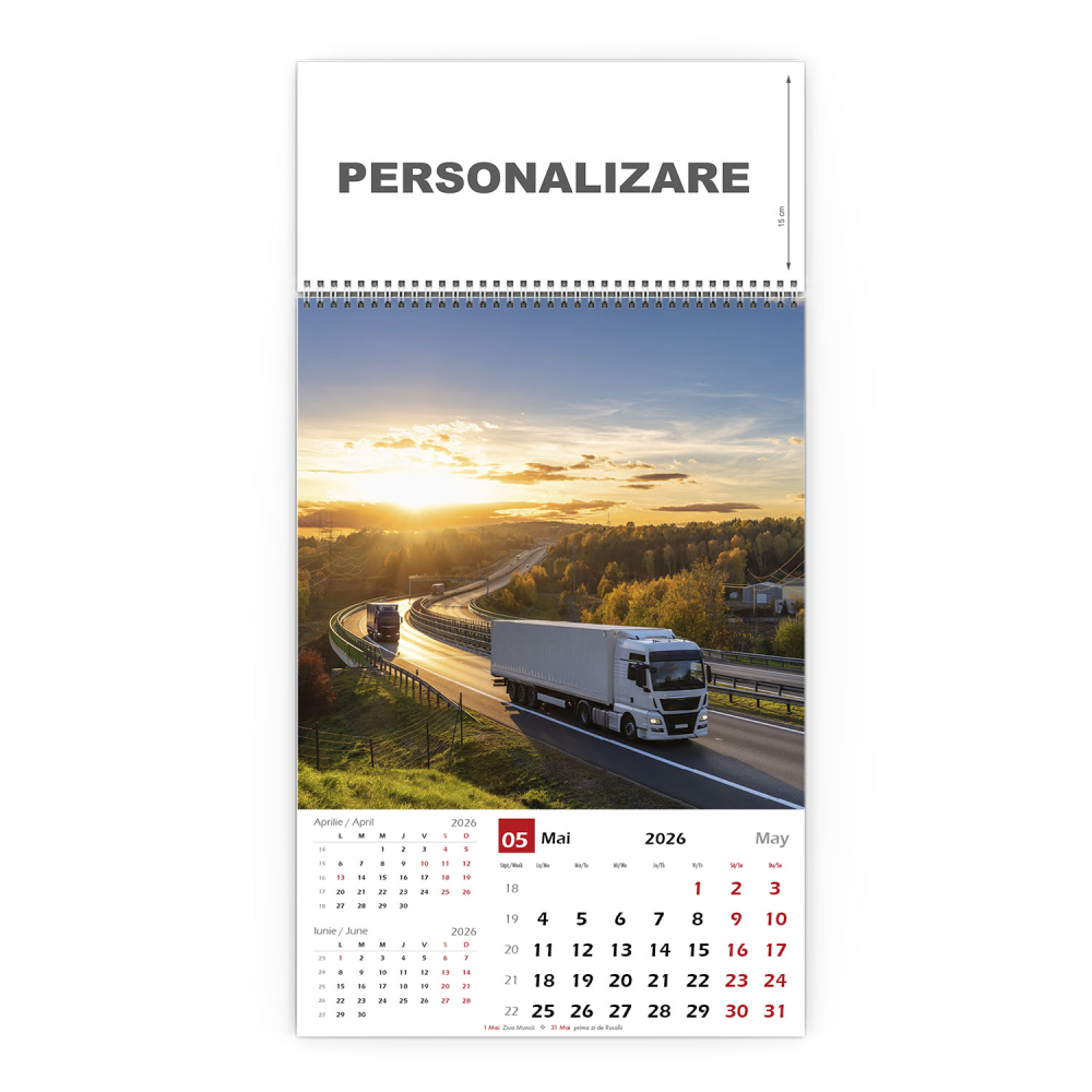 Calendar de perete Camioane, CD [6]
