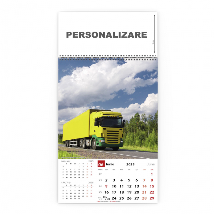 Calendar de perete Camioane, CD [7]