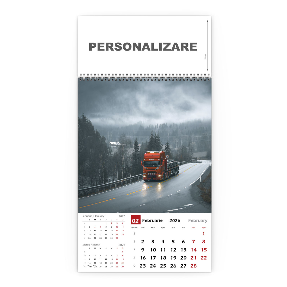 Calendar de perete Camioane, CD [3]
