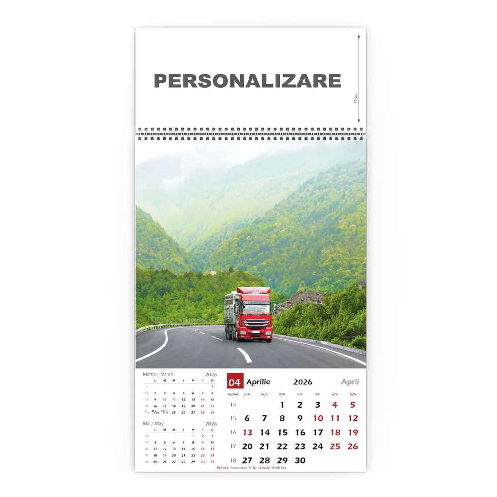 Calendar de perete Camioane, CD [5]