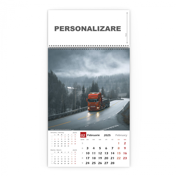 Calendar de perete Camioane, CD [3]