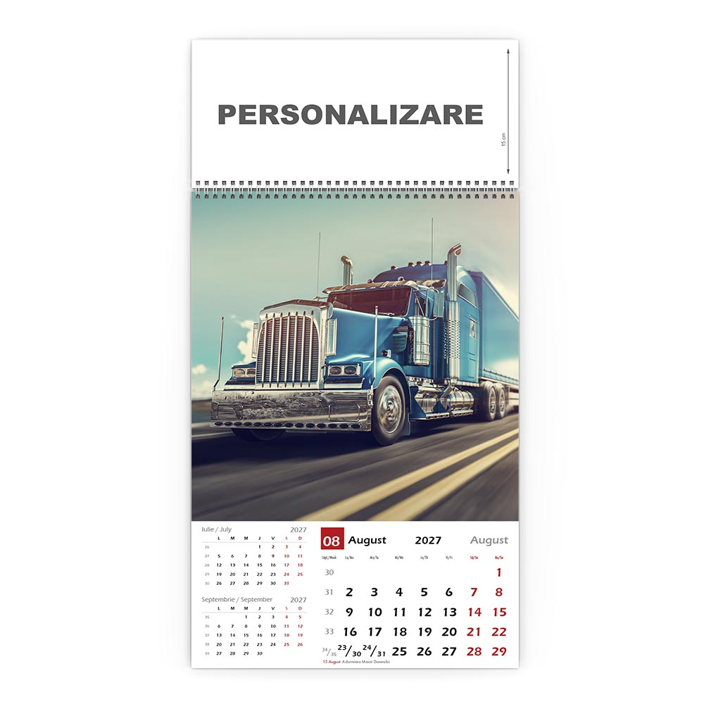 Calendar de perete Camioane, CD [9]