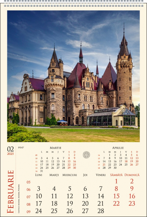 Calendar de perete Castele, CA [2]