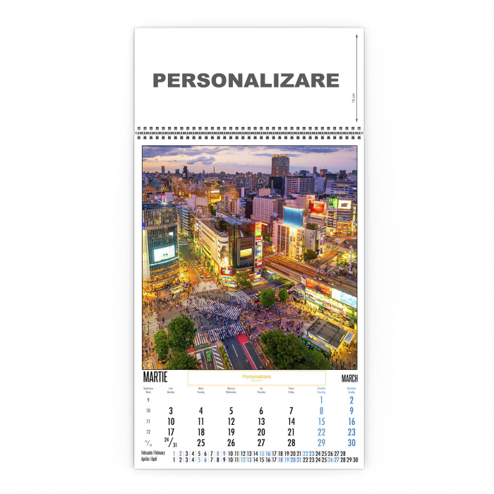 Calendar de perete City Lights, CD [4]