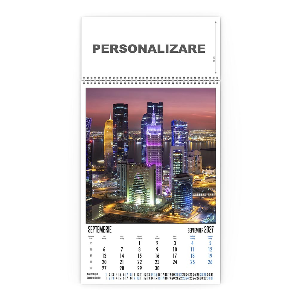 Calendar de perete City Lights, CD [10]