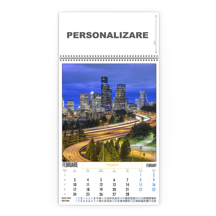 Calendar de perete City Lights, CD [3]