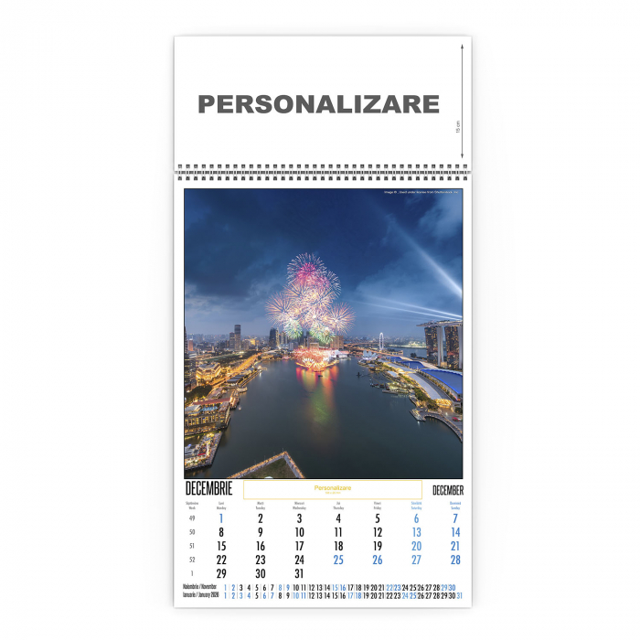 Calendar de perete City Lights, CD [13]