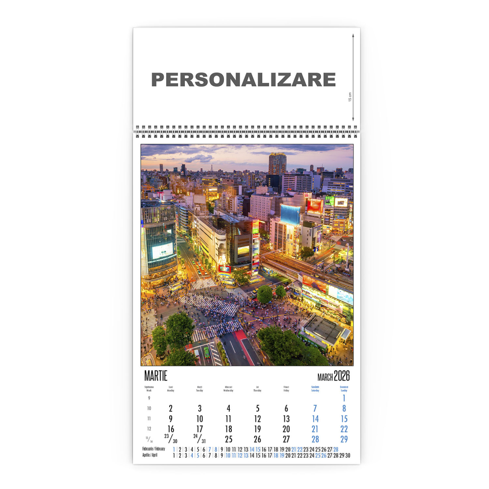 Calendar de perete City Lights, CD [4]