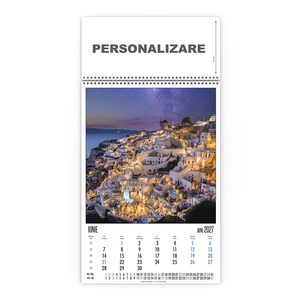 Calendar de perete City Lights, CD [7]