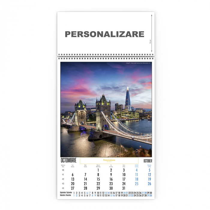 Calendar de perete City Lights, CD [11]