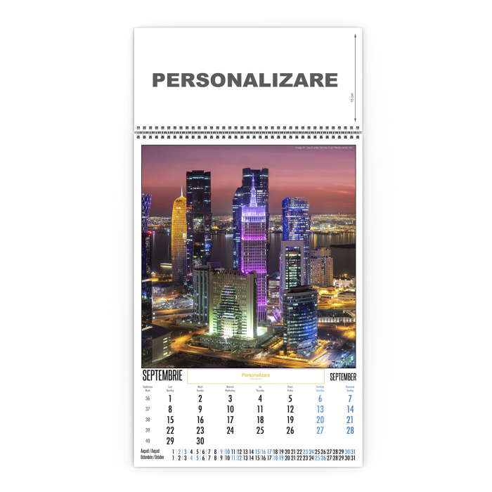 Calendar de perete City Lights, CD [10]