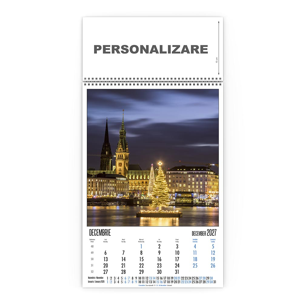 Calendar de perete City Lights, CD [13]