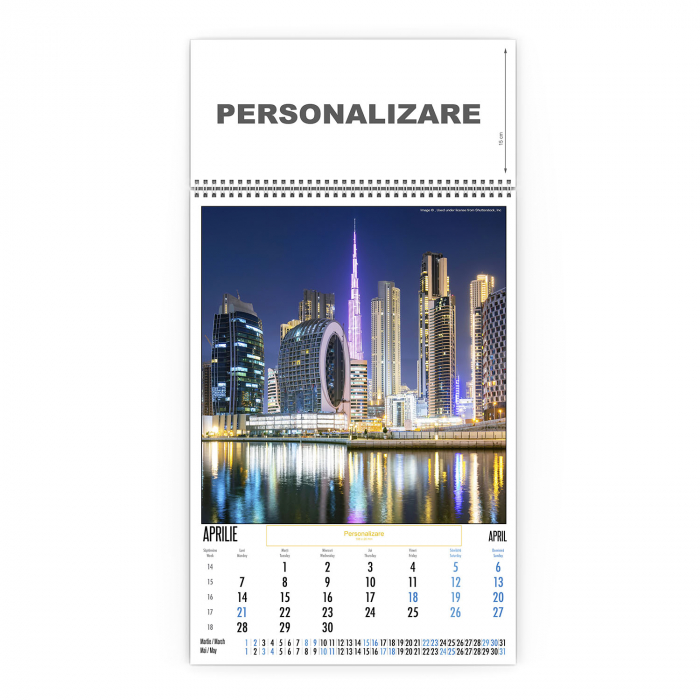 Calendar de perete City Lights, CD [5]