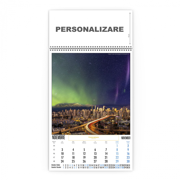 Calendar de perete City Lights, CD [12]