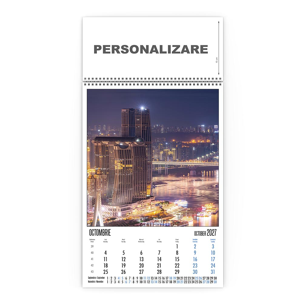 Calendar de perete City Lights, CD [11]