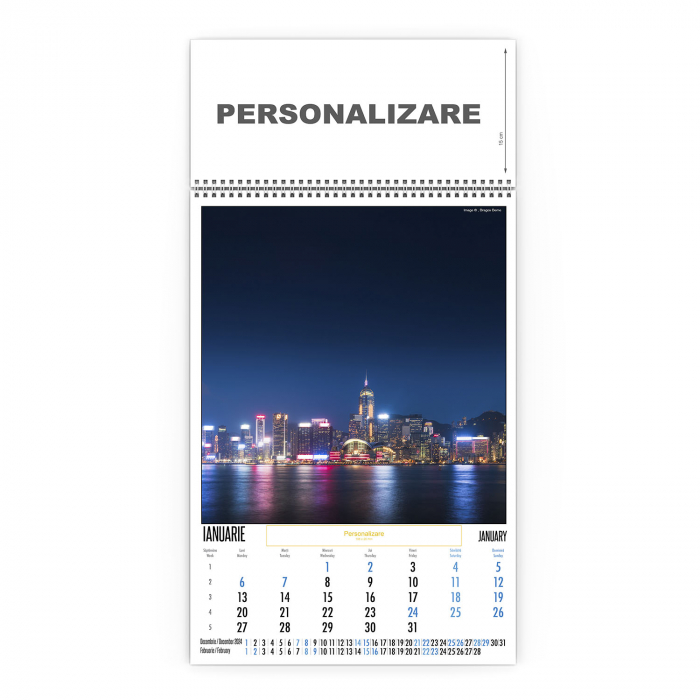 Calendar de perete City Lights, CD [2]