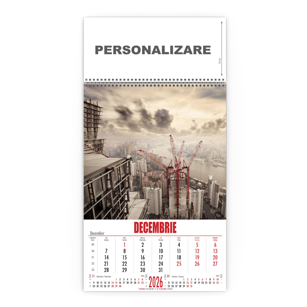 Calendar de perete Constructii, CD [13]