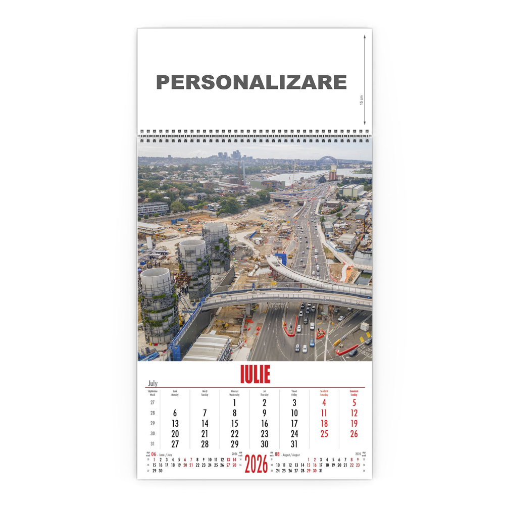 Calendar de perete Constructii, CD [8]