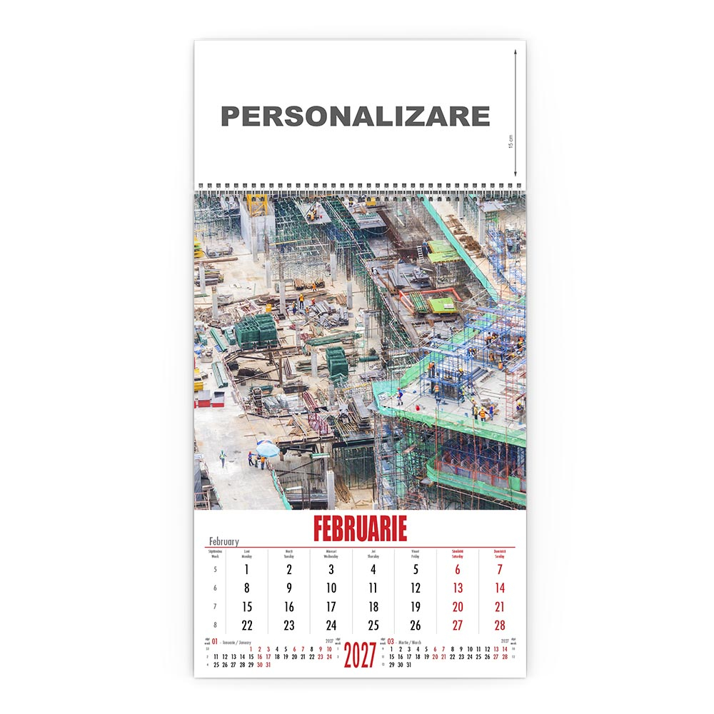 Calendar de perete Constructii, CD [3]