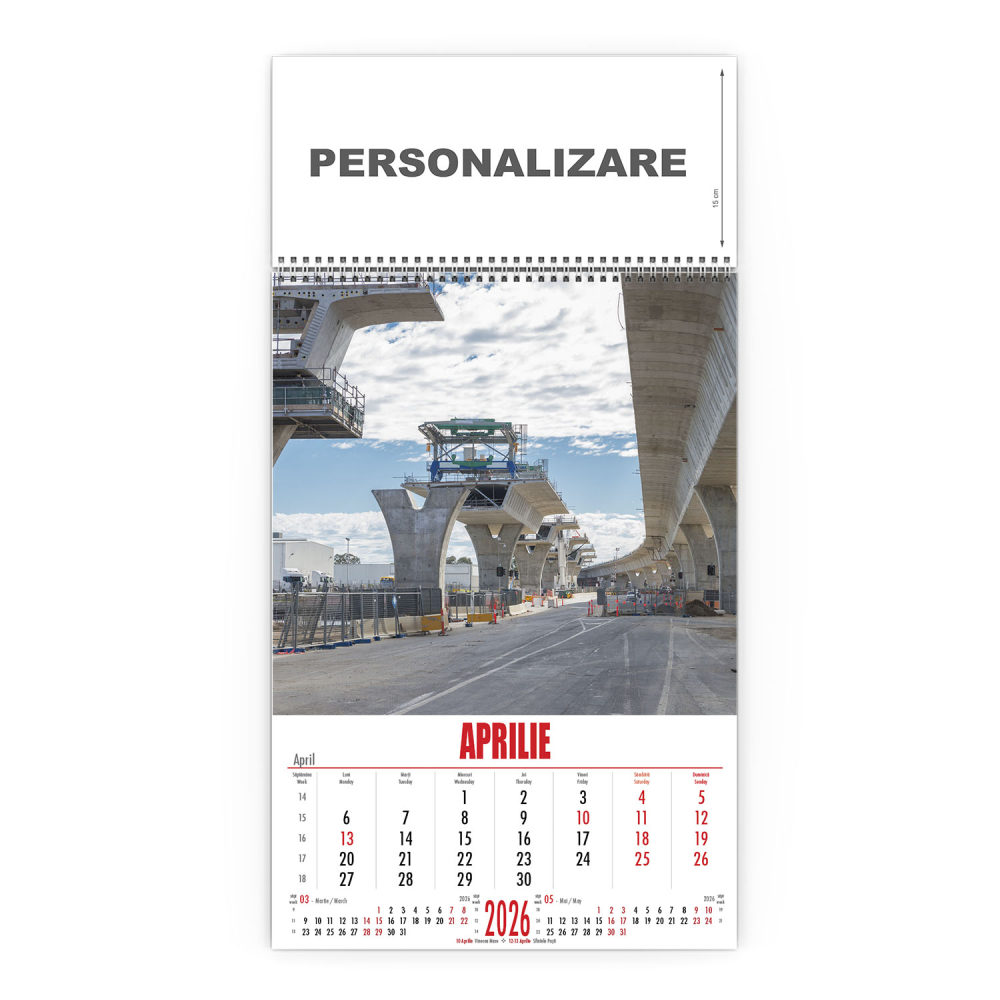 Calendar de perete Constructii, CD [5]