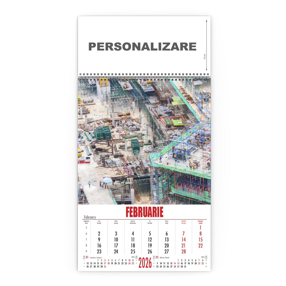 Calendar de perete Constructii, CD [3]