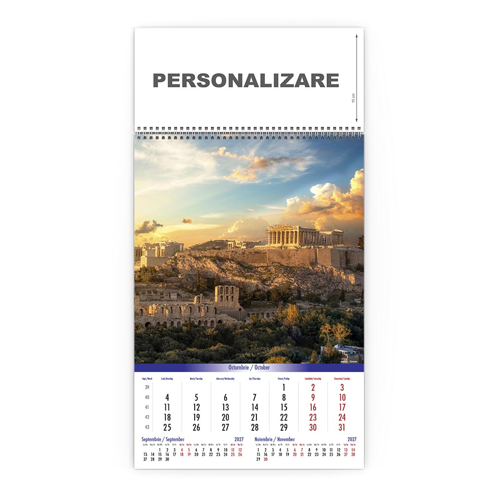 Calendar de perete Europa, CD [11]