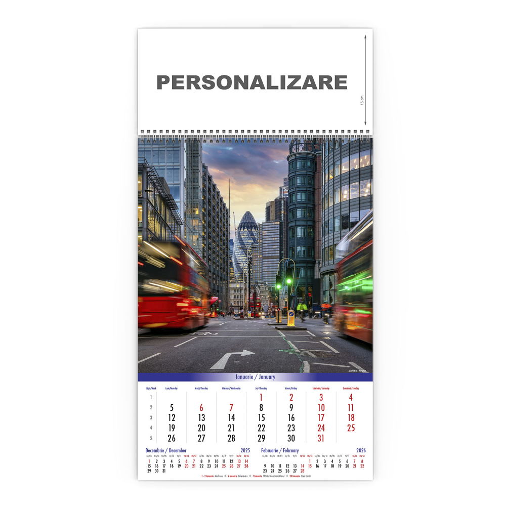 Calendar de perete Europa, CD [2]