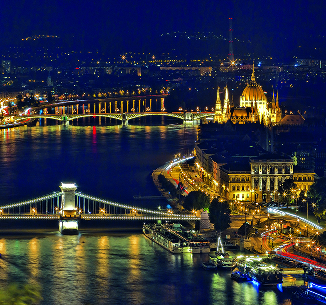 Calendar de perete Europe by Night, CT [5]