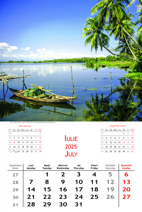Calendar de perete Landscapes, CT [2]