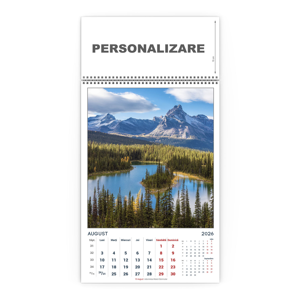 Calendar de perete Munti, CD [9]