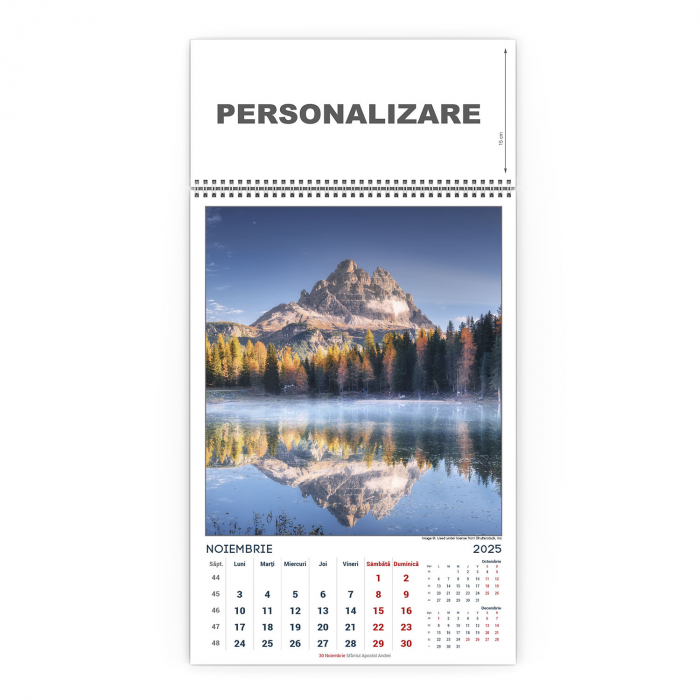 Calendar de perete Munti, CD [12]