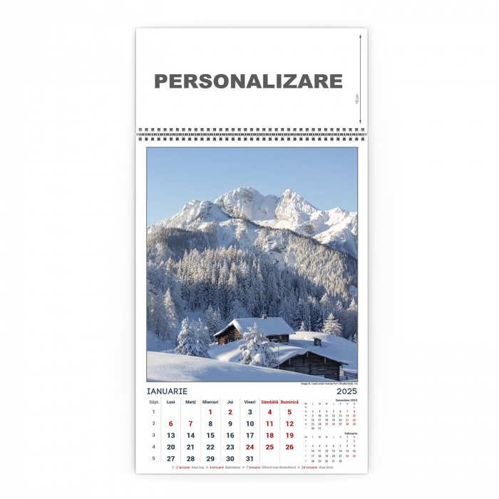 Calendar de perete Munti, CD [2]