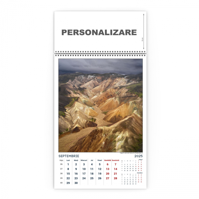 Calendar de perete Munti, CD [10]