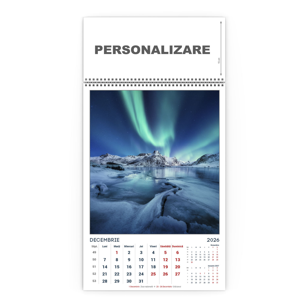 Calendar de perete Munti, CD [13]