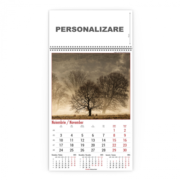 Calendar de perete Nature, CD [12]