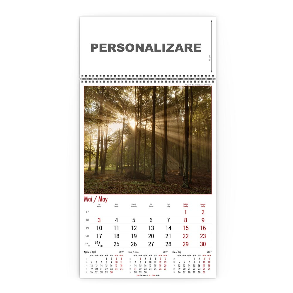 Calendar de perete Nature, CD [6]