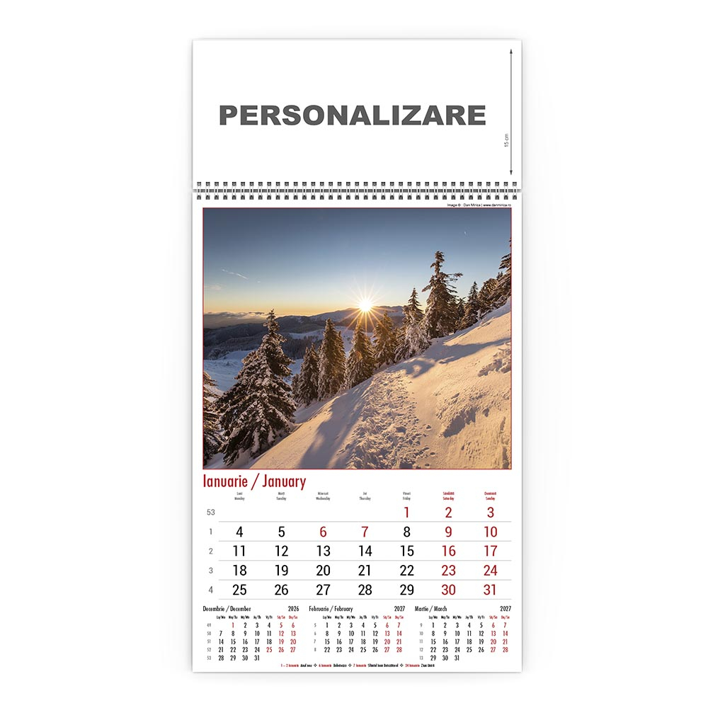 Calendar de perete Nature, CD [2]