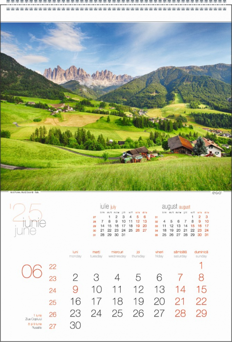 Calendar de perete Peisaje, CA [2]