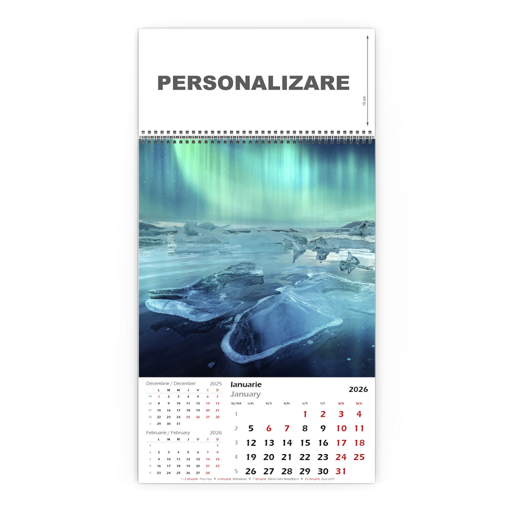 Calendar de perete Peisaje, CD [2]