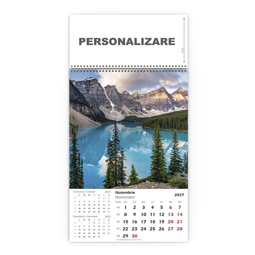 Calendar de perete Peisaje, CD [12]