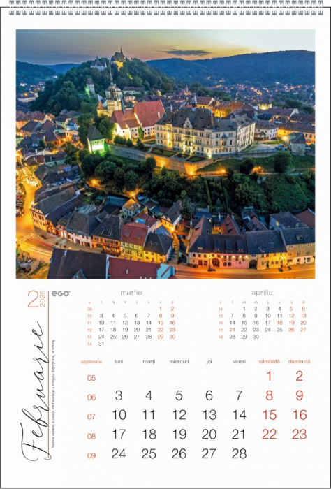 Calendar de perete Romania, CA [2]