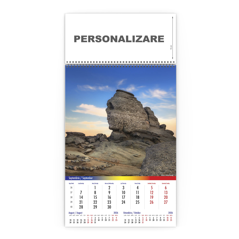 Calendar de perete Romania Comori Nepretuite, CD [10]