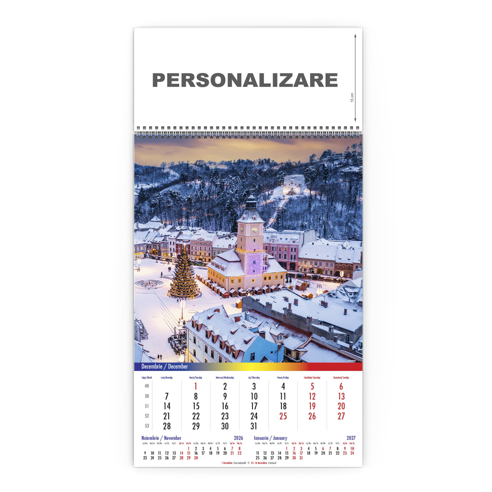 Calendar de perete Romania Comori Nepretuite, CD [13]