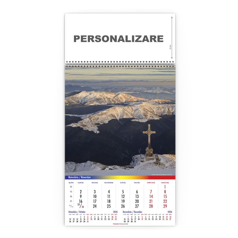 Calendar de perete Romania Comori Nepretuite, CD [12]