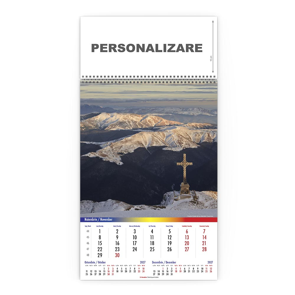 Calendar de perete Romania Comori Nepretuite, CD [12]
