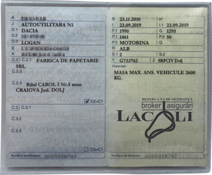 Coperta talon auto mic, 2 parti + buzunar [7]